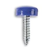 Connect Number Plate Security Screws 6 x 20mm Blue Cap 100pc 30336 Tool Connection - Dynamic Drive