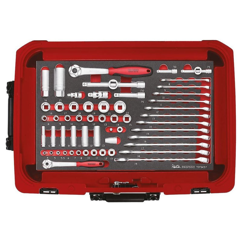 Teng Tools MECCA PRO TC-9 FOAM Tool Kit 118 Pieces Teng Tools - Dynamic Drive