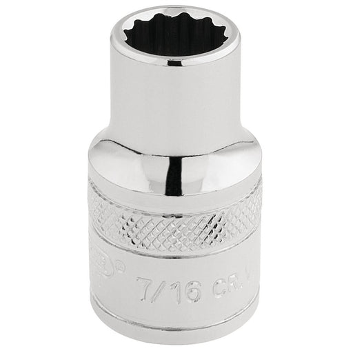 Draper HI-TORQ 12 Point Socket, 1/2" Sq. Dr., 7/16" 33600 Draper - Dynamic Drive