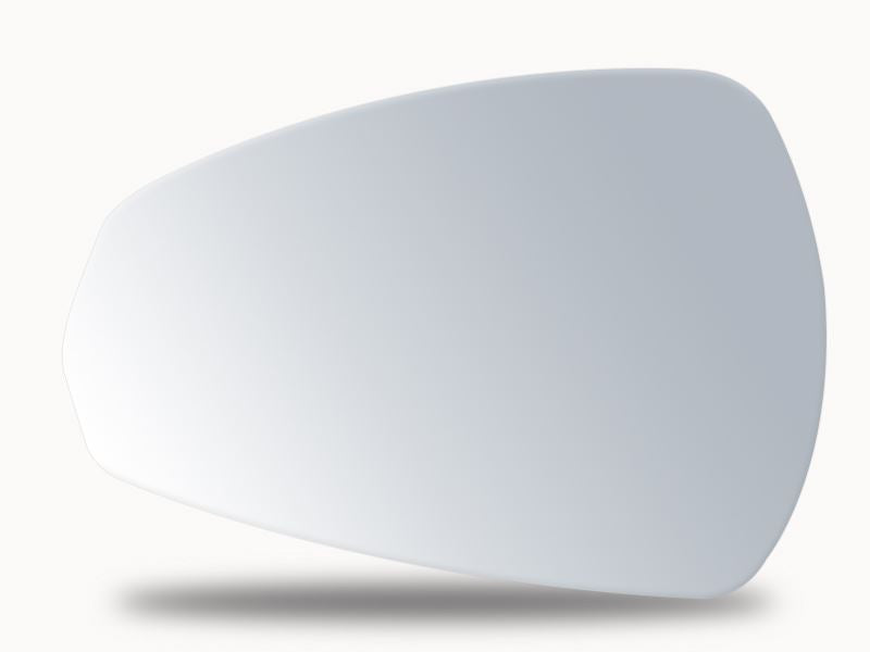 Summit Stick-On Standard Mirror Glass fits Audi A3 13 on LHS Summit - Dynamic Drive