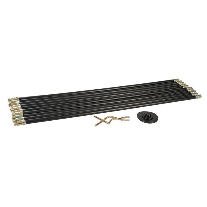 Silverline Drain Rod Set 12pce 12pce Silverline - Dynamic Drive
