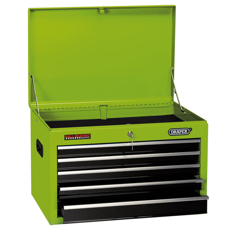 Draper Tool Chest, 5 Drawer, 26", Green 35739 Draper - Dynamic Drive