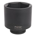 Sealey Impact Socket 120mm Deep 1"Sq Drive IS1120D Sealey - Dynamic Drive