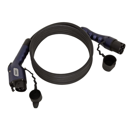 Sealey EV Charging Cable Type 1 to Type 2 16A 5m EVCC1216 Sealey - Dynamic Drive
