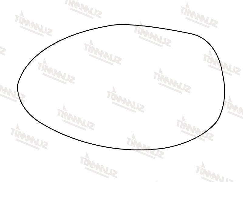 Summit Stick-On Aspheric Mirror Glass fits Alfa 147 RHS Summit - Dynamic Drive