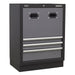 Sealey Modular Storage System Combo Stainless Steel Worktop APMSSTACK14SS Sealey - Dynamic Drive