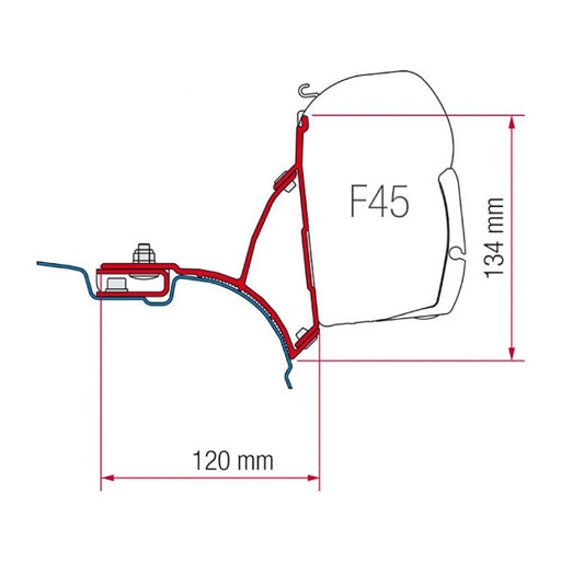 Fiamma fits VW T5 Transporter MV After 2003 Fiamma - Dynamic Drive
