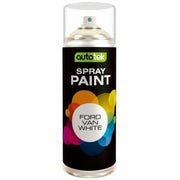 Autotek Ford Van White Spray Paint 400ml Aerosol - Transit /  Connect etc Autotek  - Dynamic Drive