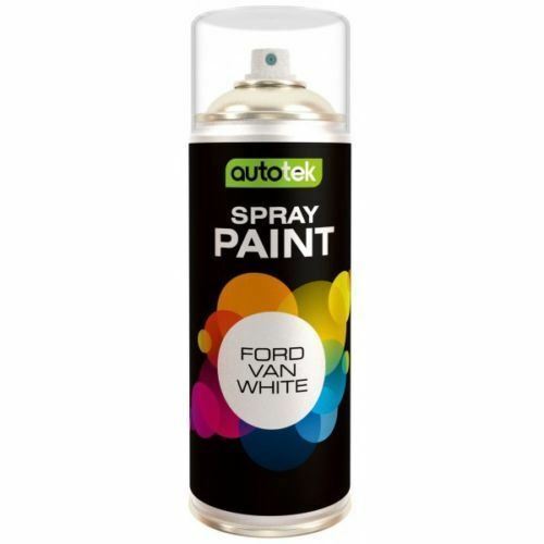 Autotek Ford Van White Spray Paint 400ml Aerosol - Transit /  Connect etc Autotek  - Dynamic Drive