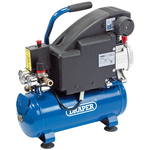 Draper Air Compressor, 8L, 0.75kW 24975 Draper - Dynamic Drive