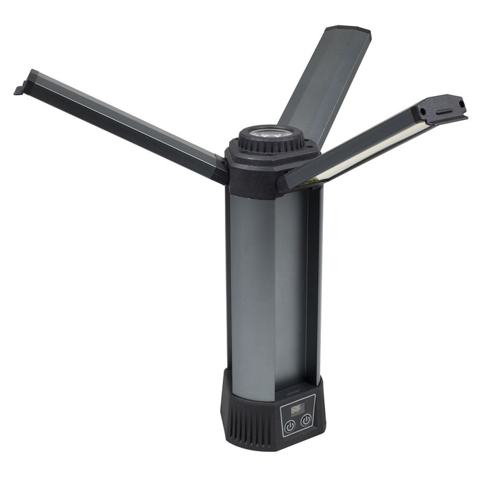 Sealey Rechargeable Flexible Floodlight with Tripod 24W COB LED & 5W SMD LED Sealey - Dynamic Drive