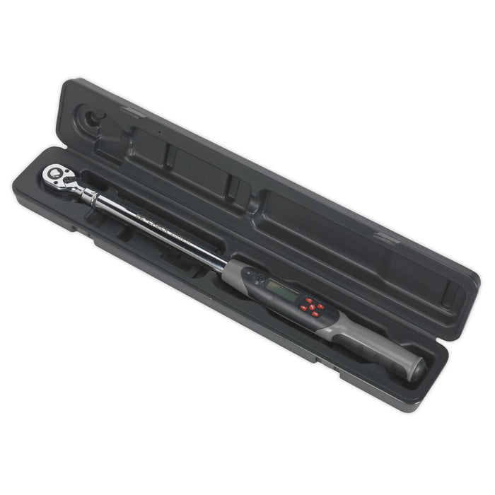 Sealey Angle Torque Wrench Digital 1/2"Sq Drive 20-200Nm STW306 Sealey  - Dynamic Drive