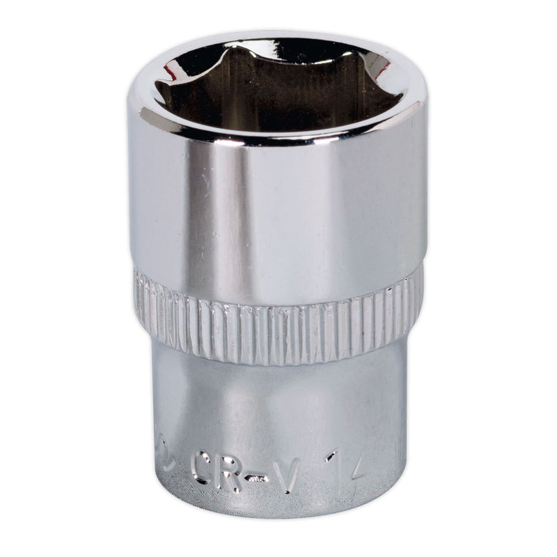 Sealey WallDrive Socket 14mm 3/8"Sq Drive Fully Polished SP3814 Sealey - Dynamic Drive