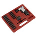 Sealey Air Mini Sander Kit 50mm 35pc SA720 Sealey - Dynamic Drive