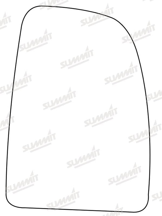 Summit Stick-On Commercial Mirror Glass fits Citroen Jumper, Fiat Ducato, Peugeot Boxer RHS Summit - Dynamic Drive