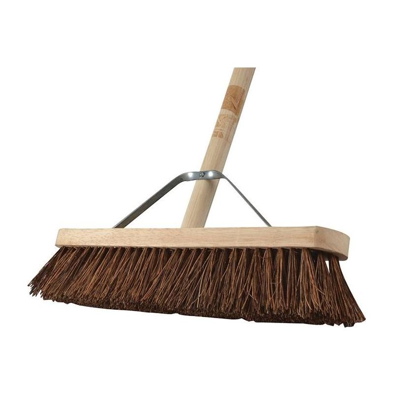 Faithfull Stiff Bassine Broom 450mm (18in) + Handle & Stay Faithfull - Dynamic Drive