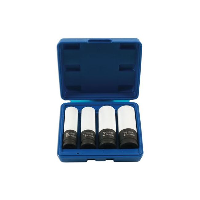 Laser Special Size Wheel Nut Socket Set 1/2"D 7752 Laser - Dynamic Drive