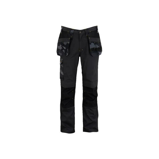 Stanley® Clothing Dixon Slim Fit Trousers Black Camouflage Waist 34in Leg R STANLEY® Clothing - Dynamic Drive