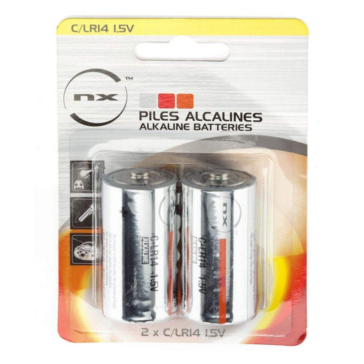 NX - Alkaline battery (blister) x2 Nx-Power Tech LR14 - C 1.5V 9.3Ah NX - Dynamic Drive