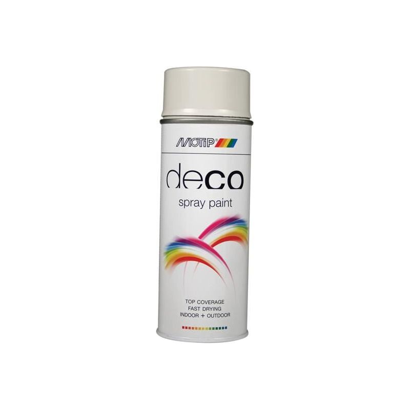 Motip® Deco Spray Paint High Gloss RAL 7035 Light Grey 400ml MOTIP® - Dynamic Drive