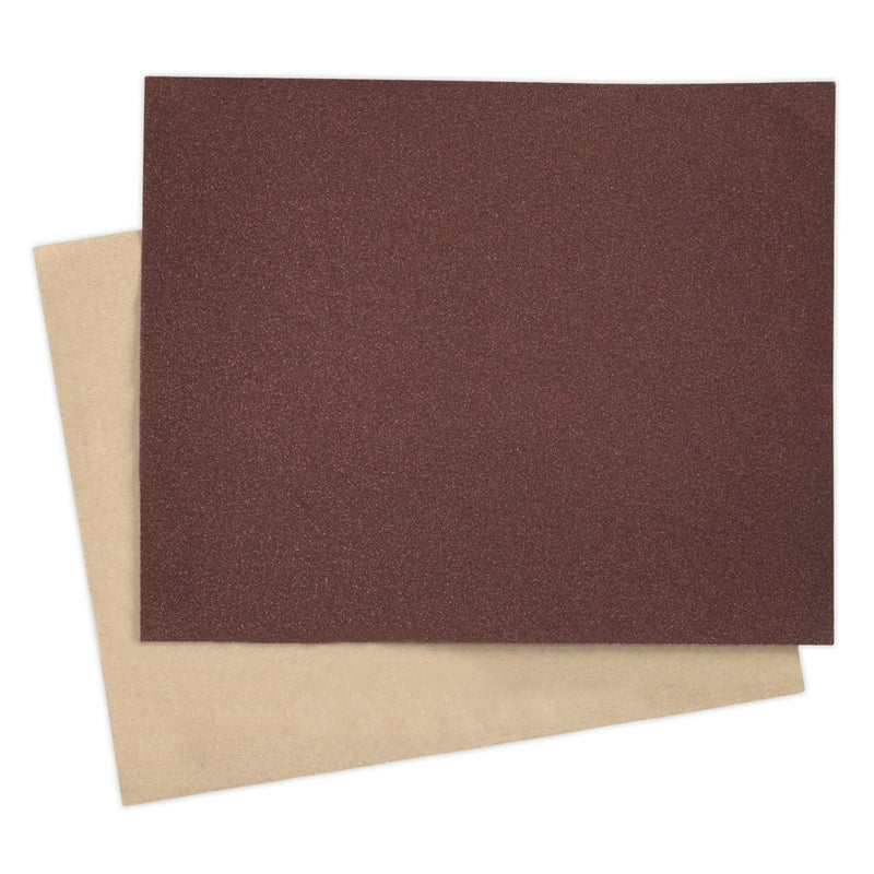 Sealey Production Paper 230 x 280mm 60Grit Pack of 25 PP232860 Sealey - Dynamic Drive