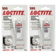 2x Loctite 595 Superflex Clear Silicone Headlamp,Headlight & Light Cluster Loctite  - Dynamic Drive
