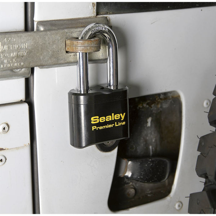 Sealey Steel Body Combination Padlock Long Shackle 62mm PL603L Sealey - Dynamic Drive