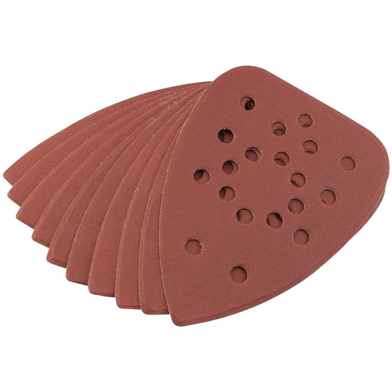 Draper Hook and Loop Tri Base Sander Sheets, 140 x 140 x 93mm, 240 Grit (Pack of Draper - Dynamic Drive