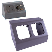 Angled Grey/Bronze* Pod For CBE & C-Line Switches & Sockets Caravan Motorhome Powerpart - Dynamic Drive