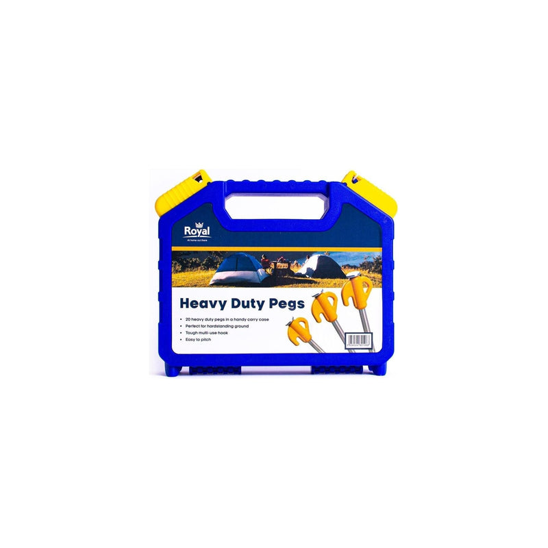 Awning Tent Pegs Heavy Duty x20 Royal - Dynamic Drive