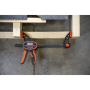 Sealey Quick Bar Clamp 150mm 2pc Set QBC1502 Sealey - Dynamic Drive