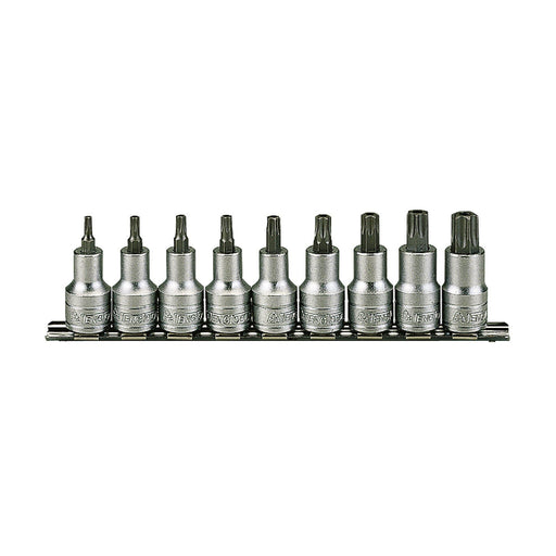 Teng Tools 1/2" TX Bit Socket Clip Rail Set 9 Pieces Teng Tools - Dynamic Drive