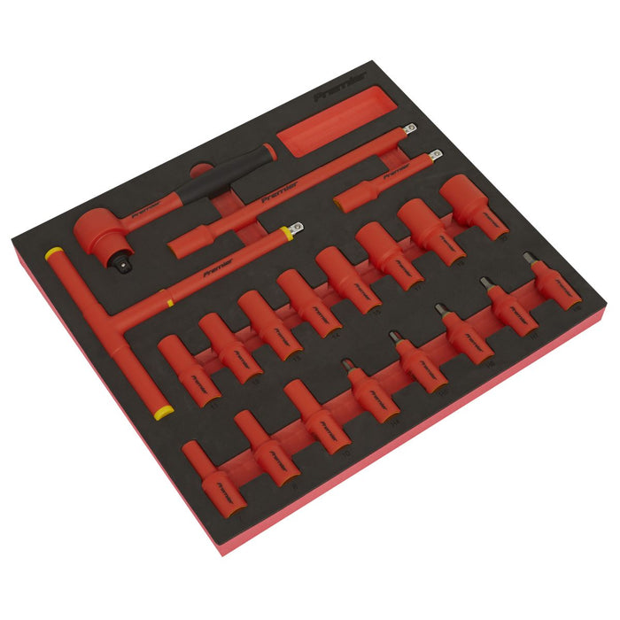 Sealey Insulated Tool Kit with 7 Drawer Rollcab 63pc TBTECOMBO2 Sealey - Dynamic Drive