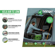 Vango Kela Air TC Low Drive Away Awning (180 - 210cm) Campervan Vango - Dynamic Drive