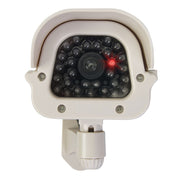 Silverline Solar-Powered Dummy CCTV Camera with LED Solar-Powered Silverline - Dynamic Drive