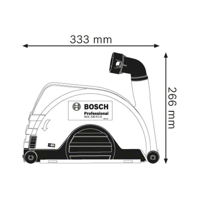 Bosch GDE 230 FC-T Professional Grinder Dust Extraction Bosch - Dynamic Drive