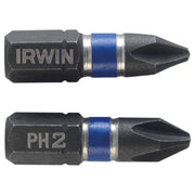 Irwin® Impact Screwdriver Bits Phillips PH2 25mm (Pack 20) IRWIN® - Dynamic Drive