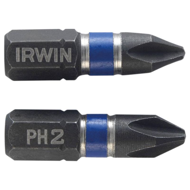 Irwin® Impact Screwdriver Bits Phillips PH2 25mm (Pack 20) IRWIN® - Dynamic Drive