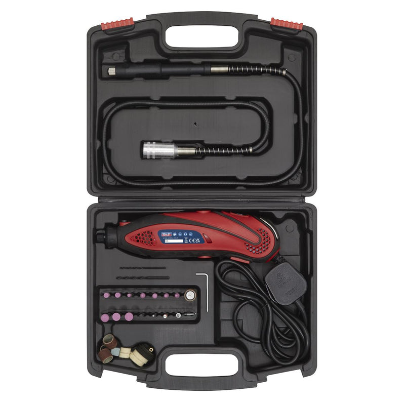 Sealey Multipurpose Rotary Tool & Engraver Kit 40pc 230V E540 Sealey - Dynamic Drive