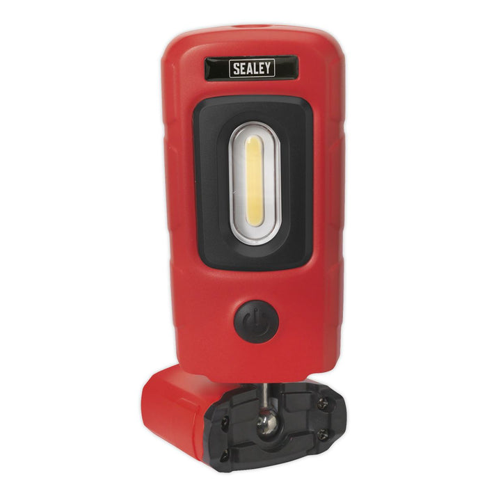 Sealey Rechargeable LED Inspection Lamp 360 COB Work Light Super Bright Red Sealey  - Dynamic Drive