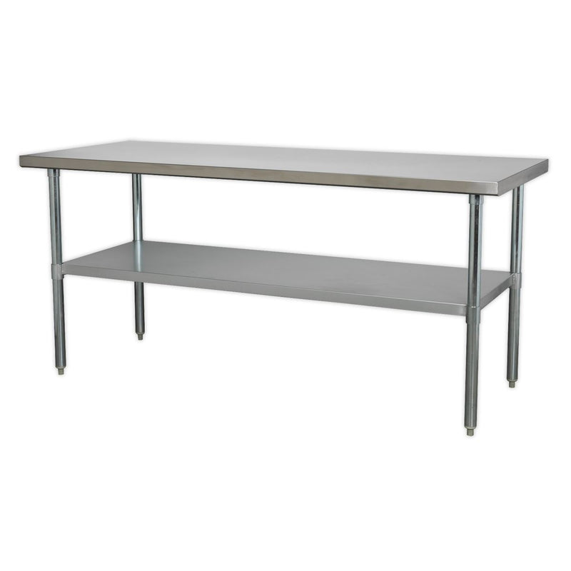 Sealey Stainless Steel Workbench 1.8m AP1872SS Sealey - Dynamic Drive