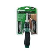 Kamasa Quad Ratchet Screwdriver Set 22pc 56137 Kamasa - Dynamic Drive