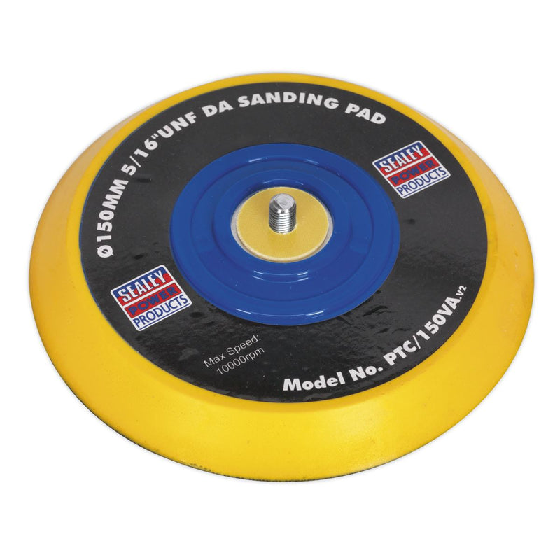 Sealey DA Backing Pad for Hook-and-Loop Discs145mm 5/16"UNF PTC/150VA Sealey - Dynamic Drive