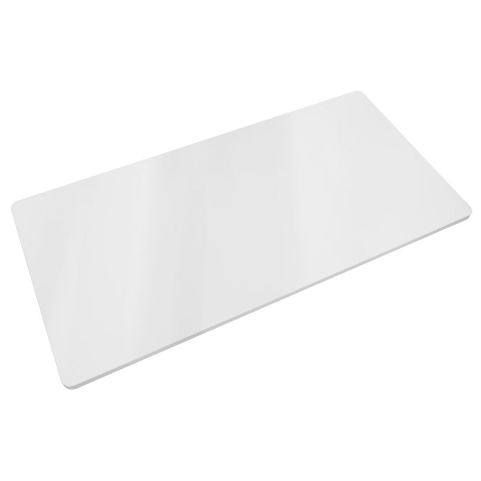 Dellonda White Rectangular Desktop Dellonda  - Dynamic Drive
