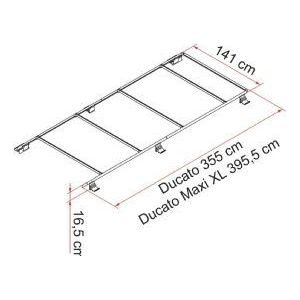 Fiamma Roof Rail Ducato Maxi Xl 05808-02- Fiamma - Dynamic Drive