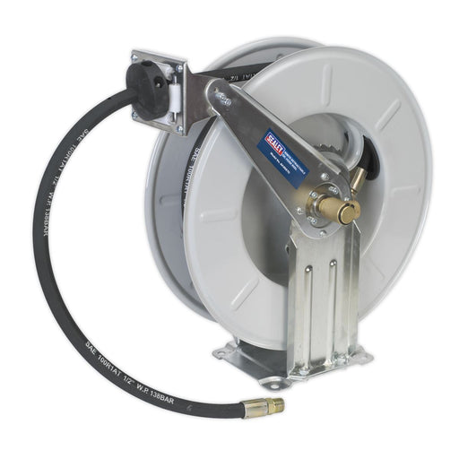 Sealey Retractable Oil Hose Reel 10m AK4567D Sealey - Dynamic Drive