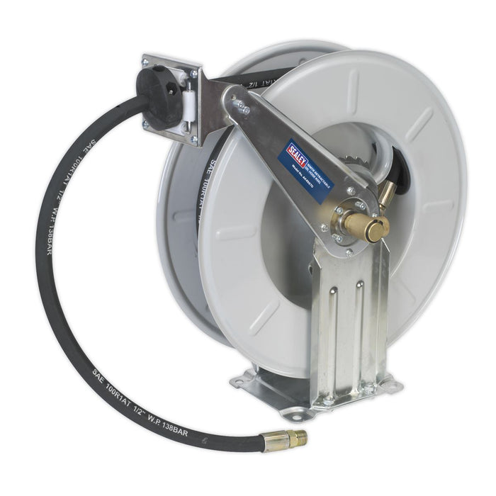 Sealey Retractable Oil Hose Reel 10m AK4567D Sealey - Dynamic Drive