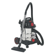 Sealey Vacuum Cleaner Industrial 20L 1400W/230V Stainless Drum Auto Start Sealey - Dynamic Drive