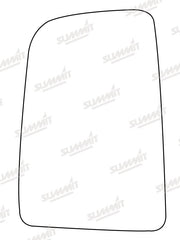 Summit Stick-On Commercial Mirror Glass fits Mercedes Sprinter VW Crafter LHS Summit - Dynamic Drive