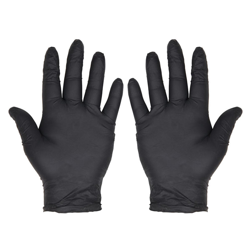 Sealey Extra Thick Powder-Free Disposable Nitrile Gloves, Large - Pack of 100 Sealey - Dynamic Drive